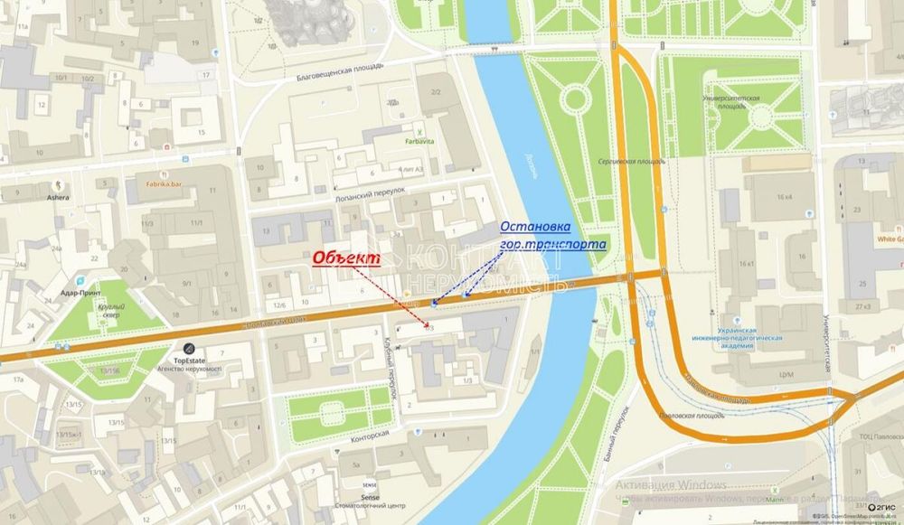 Сдам в аренду помещение н/ф 223м2 центр красная линия пл. Конституции