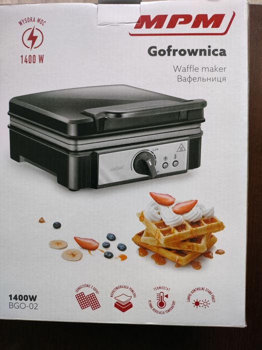 Gofrownica MPM bgo-02 1400w