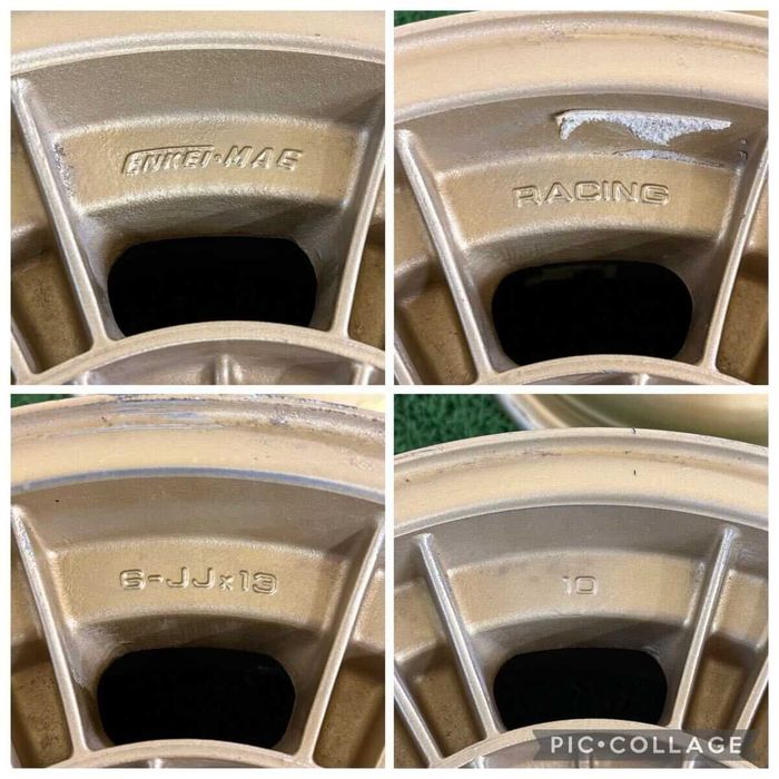 JANTES ENKEI MAG RACING 13" 6J 114,3 Raras Datsun Rally