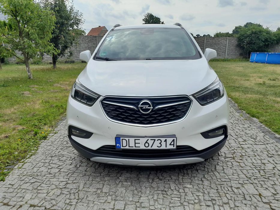 Opel Mokka X BIAŁA PERŁA !!! Klima, kamera, czujniki, podgrz fotele, alu, LED navi!