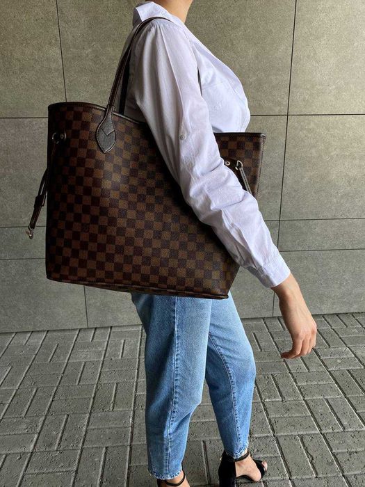 Torba damska shopper tote Neverfull Brown duza damska torebka