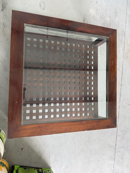 Mesa de madeira centro sala