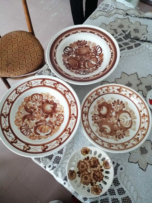 Talerze ozdobne na ścianę PRL