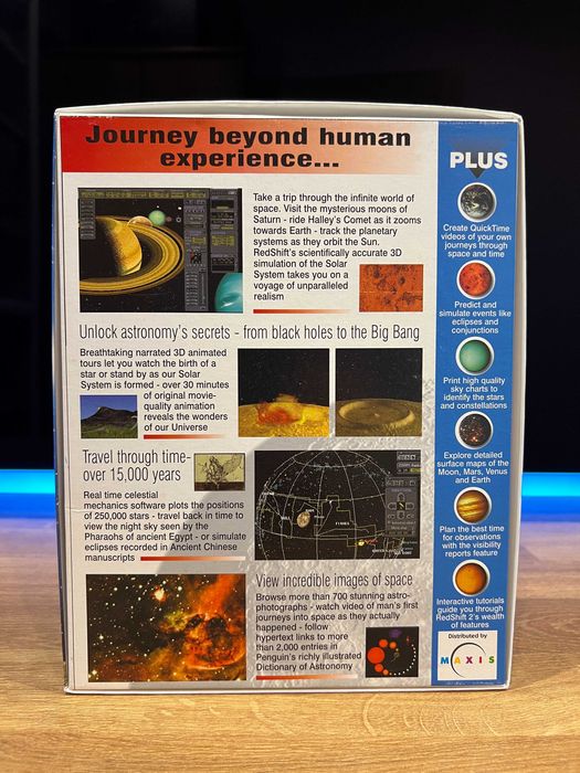 Redshift 2 program astronomiczny (PC/MAC EN 1995) wydanie BIG BOX