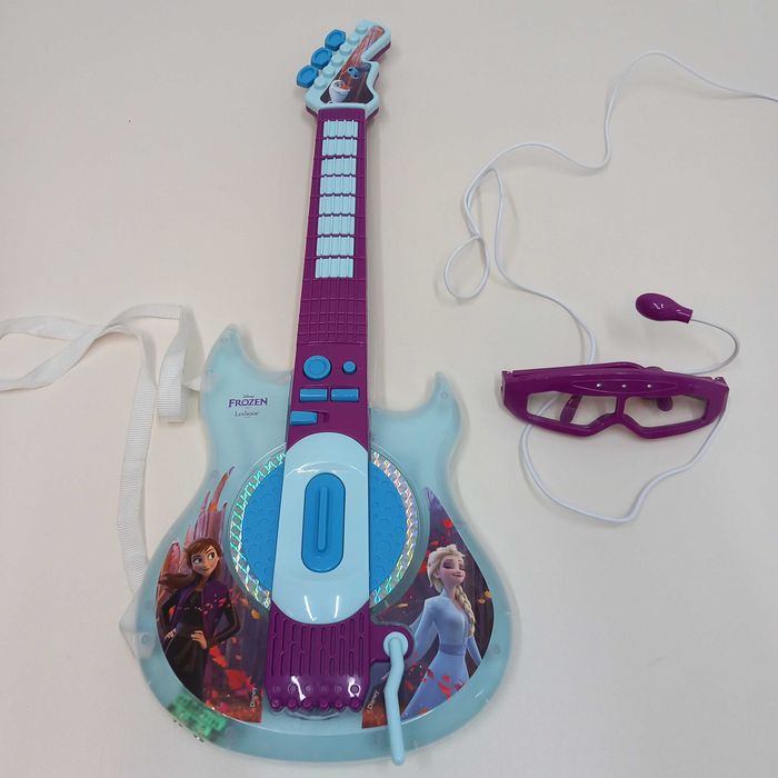 Lexibook Gitara elektroniczna Disney Frozen z mikrofonem A