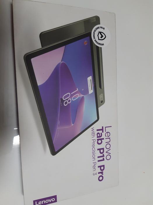 tablet Lenovo Tab P11 Pro 8GB/256GB, malo używany, etui + klawiatura