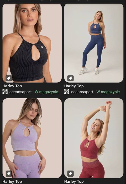 Oceans Apart Top Harley Dove Gray M