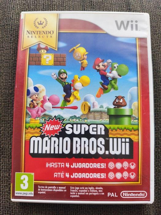 New Super Mario Bros Wii Completo Nintendo