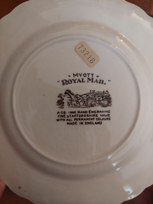 Serviço de louça inglesa - Myott Royal Mail