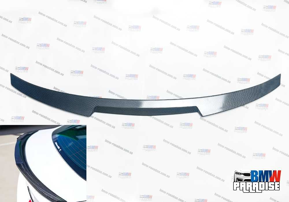 ТОП ЦЕНА! Спойлера BMW F30 F32 F36 M4 Style Черный глянец / Карбон