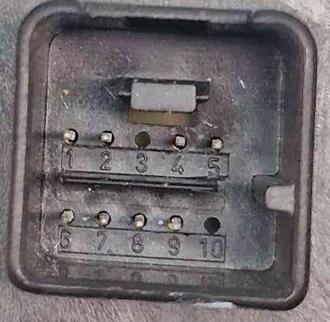Comando / Botão / Interruptor Vidros Frente Esquerdo 1k4959857b - VW GOLF V