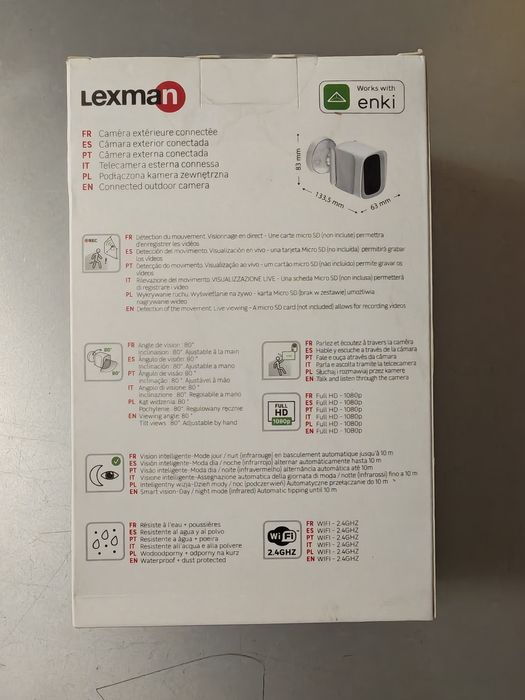 Lexman Câmara de vigilância exterior WIFI