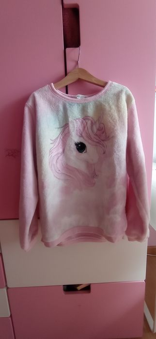 Camisola rosa unicórnio