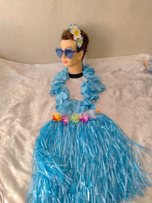 Strój przebranie Hawaje aloha hawajska impreza 4 części roz. uniwersal