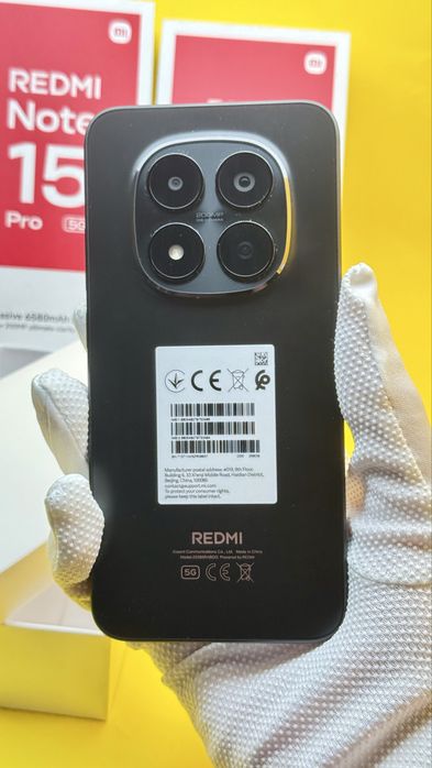 Топ смартфон Xiaomi Redmi Note 15 Pro 5G Black 8GB | 256GB