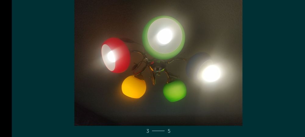 КИЕВ. Плафоны двойного цветного стекла редкие красивые коллекционные