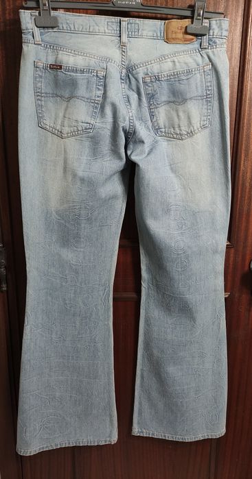 Calças de cintura descida boot cut Salsa