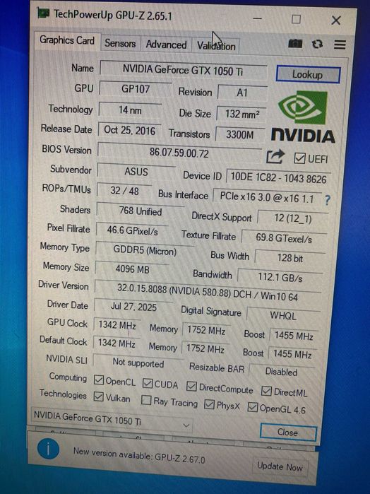 Игровой компьютер i5-8500, 16 Gb DDR4, GTX 1050 Ti,256 NVME,500 Gb HDD