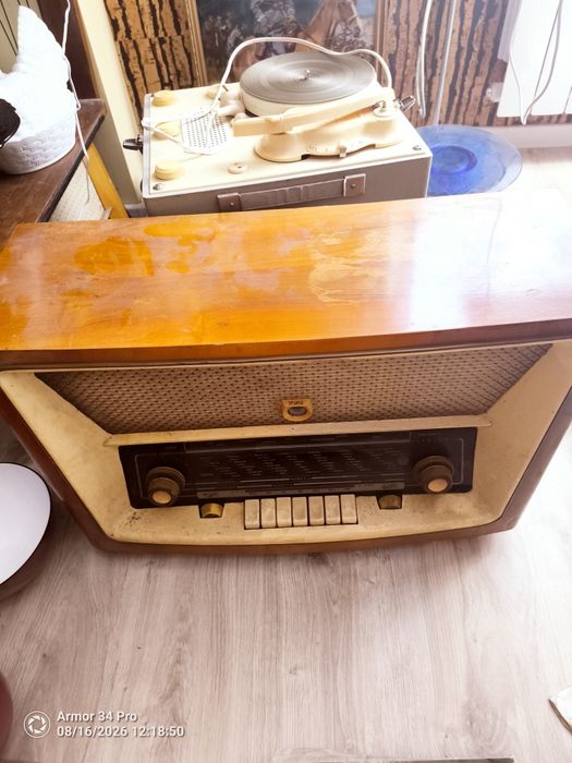 Radio lampowe zrk Bolero gramofon Bambino