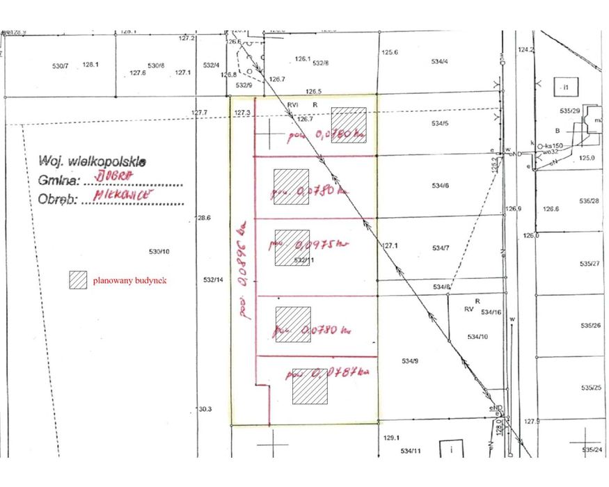 Sprzedam działkę w Miłkowicach, Jeziorsko, Ostrów Warcki, inwestycyjna