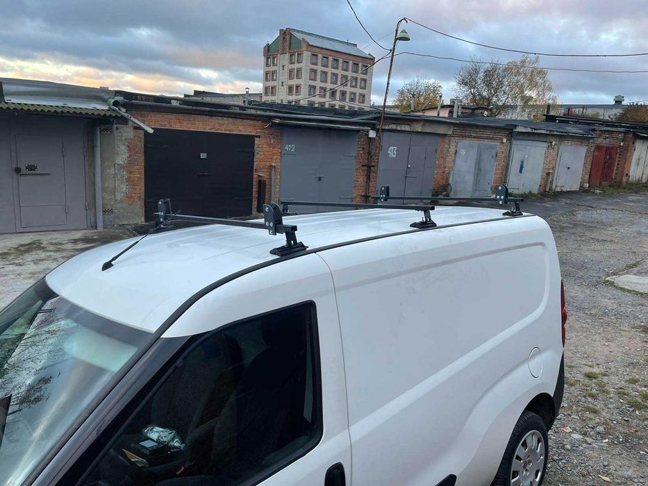 Стальной Багажник Q3 - GA60 на Fiat Doblo MAXI в штатные места