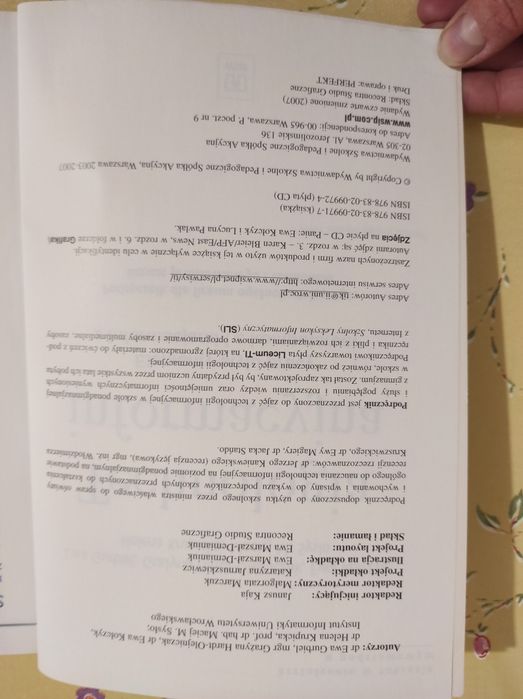 Podręcznik WSiP "Technologia informacyjna"