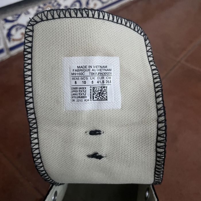 All star preto converse