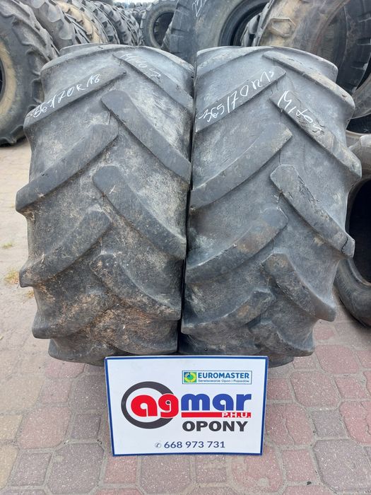 365/70R18 Mitas opony rolnicze używane para