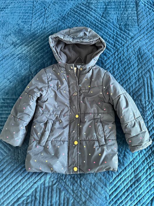 Kurtka dziecięcia granatowa zimowa rozmiar 98