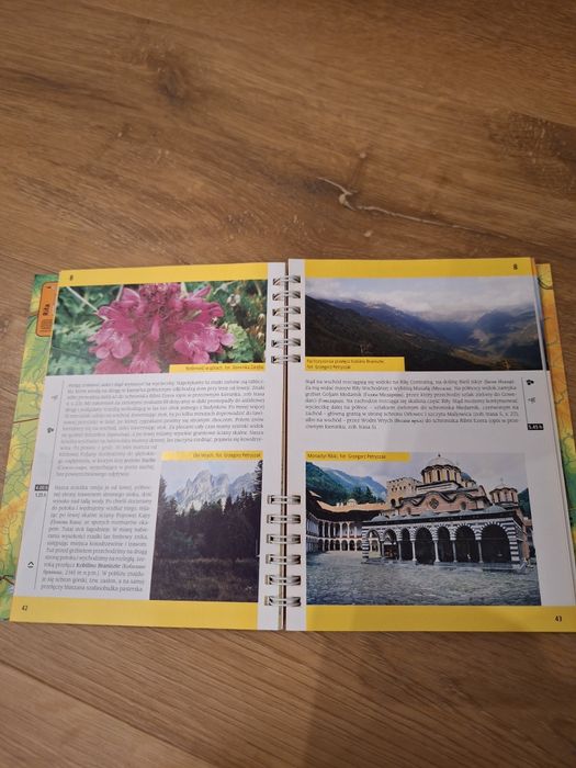 Książka przewidnik Riła i Piryn Góry Bułgarii