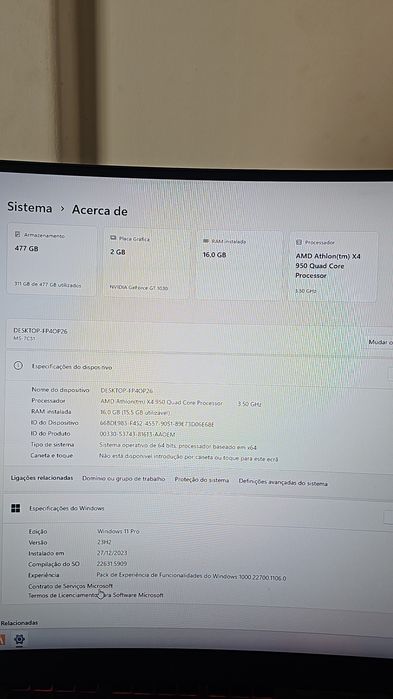 Vendo pc, para despachar