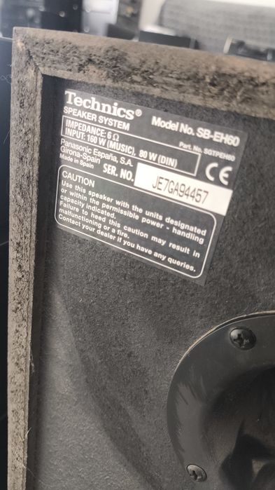Technics sa eh60 kolumny pilot wieża
