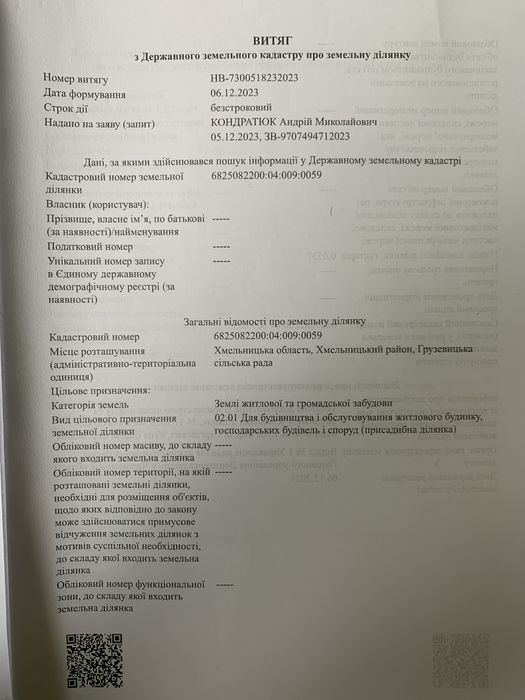 Продам земельну діляку 5,4 сотки