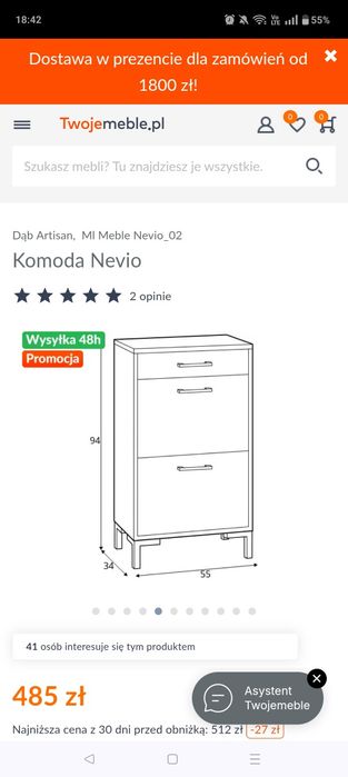 Sprzedam meble widoczne na zdjeciu