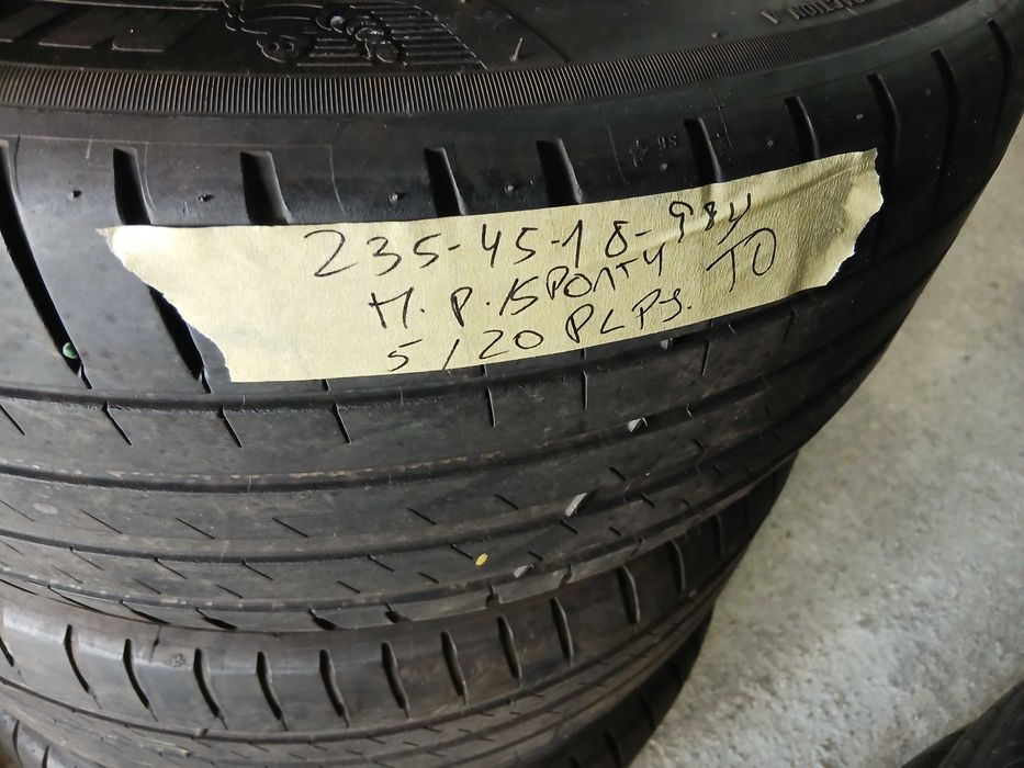4 Pneus 235/45R18 Michelin Tesla