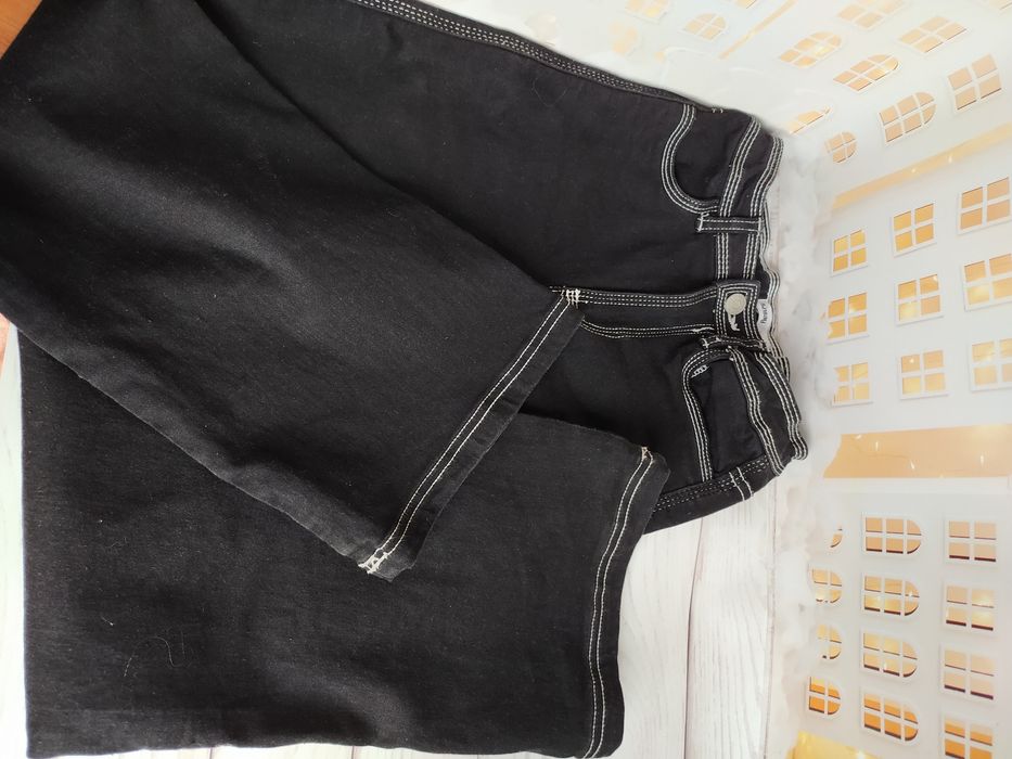 Джинси широкі, ріст 140