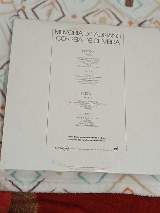 Vinil Duplo Adriano capitão de Abril