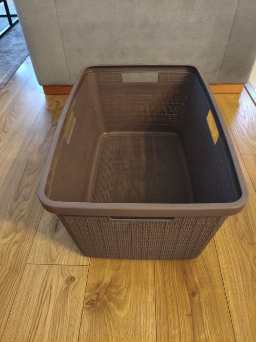 Nowy duży kosz na czyste pranie 45l