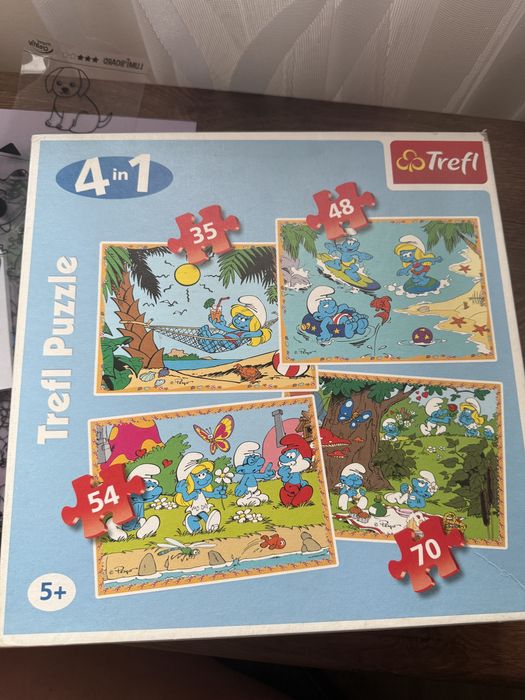 Zestaw puzzli i gier planszowych