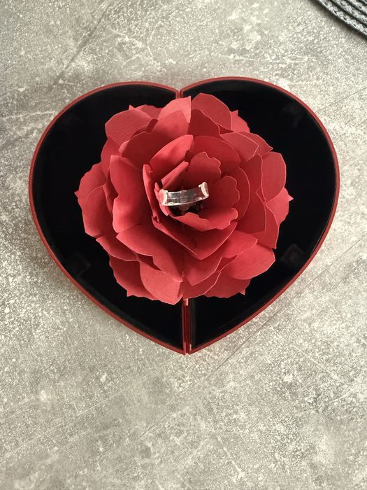 Футляр коробка для предложения свадьба кольцо