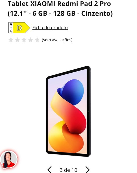 Tablet XIAOMI Redmi Pad 2 Pro (12.1'' - 6 GB - 128 GB - Cinzento)