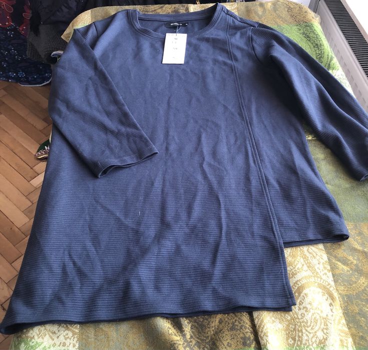 Asymetryczna Tunika Reserved | M | Granatowa | Nowa z Metką