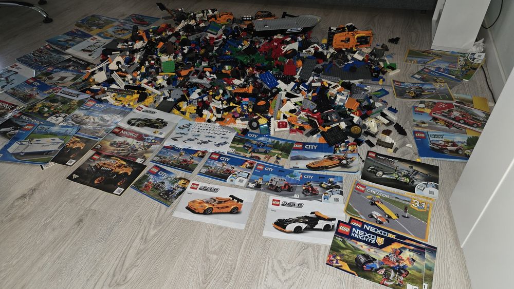 Duży zestaw klocków lego