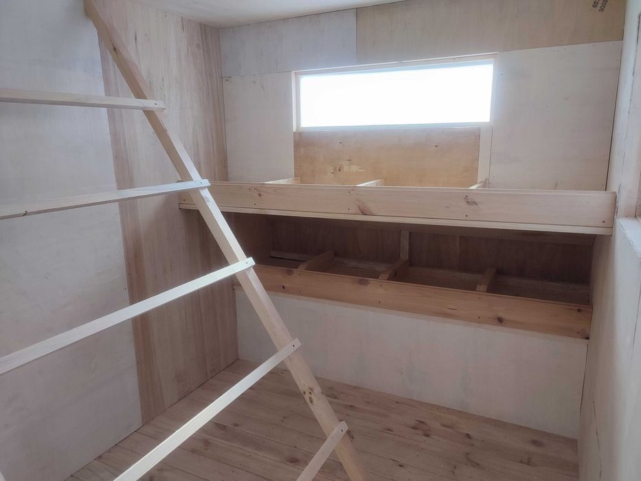 KURNIK 2x4m , Gołębnik, ocieplany z wolierą 2x3