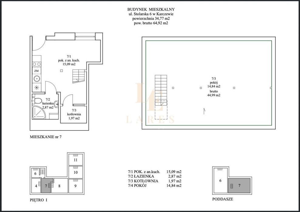 Dwupoziomowe 65 m² | Do własnej aranżacji