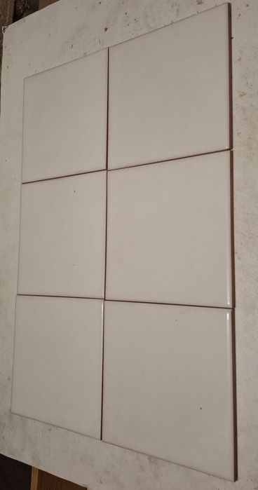 Białe płytki PRL 15x15 Opoczno Vintage Retro 356  szt