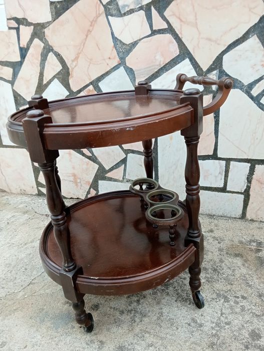 Mesa  bar de sala mogno