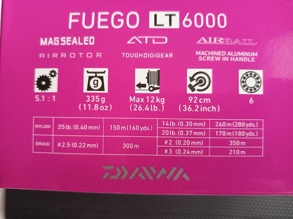 Daiwa 20 Fuego LT 6000 б/у