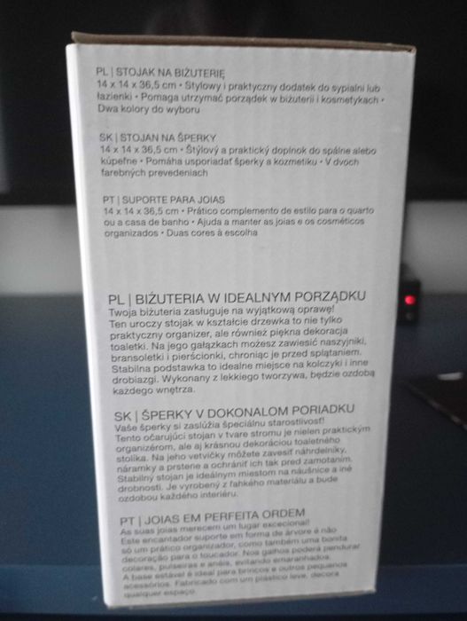 Stojak na biżuterię