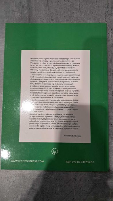 Sprzedam książkę Egzamin ósmoklasisty Język polski